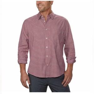 Tommy Hilfiger Men's Long Sleeve Button Down Mini House Gingham Shirt Size M